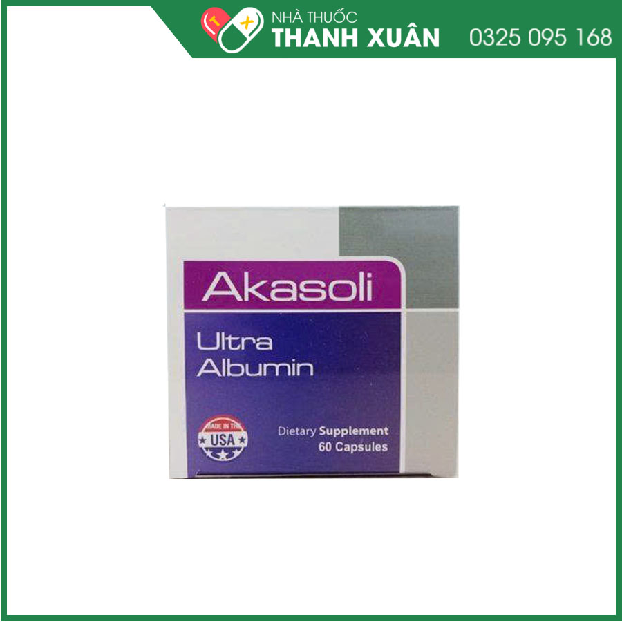 Akasoli Ultra Albumin cung cấp albumin và một số acid amin cho cơ thể